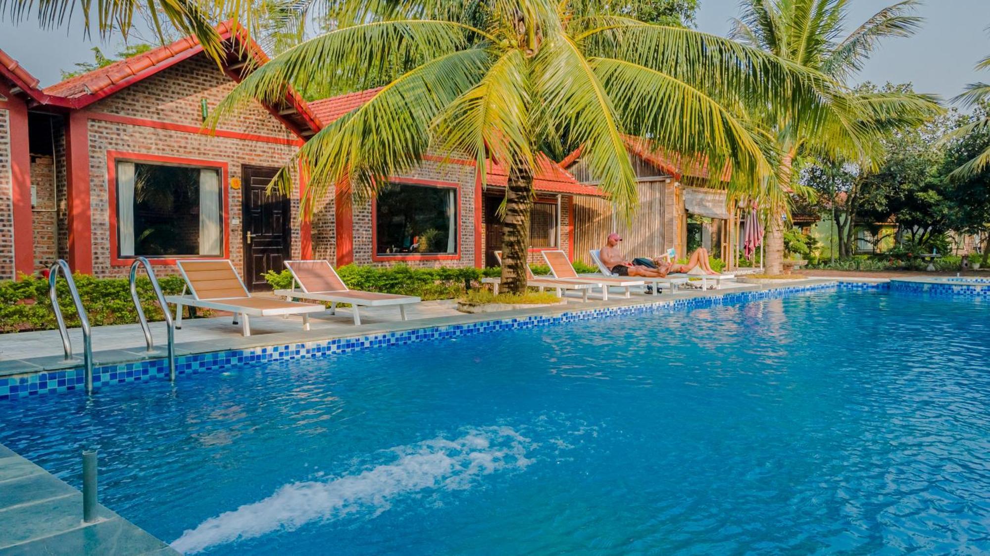 Tam Coc Green Garden Bungalow Ninh Binh Dış mekan fotoğraf