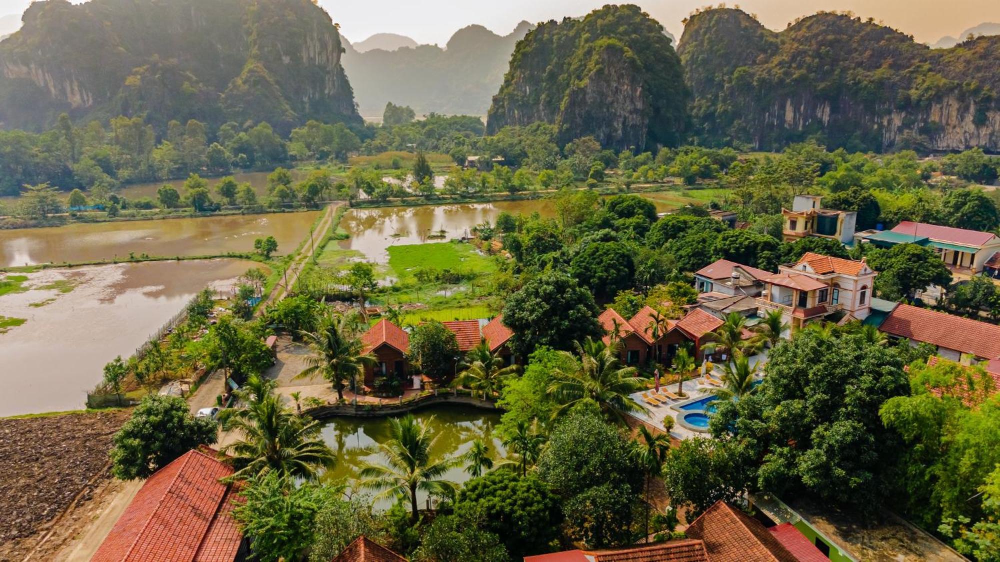 Tam Coc Green Garden Bungalow Ninh Binh Dış mekan fotoğraf