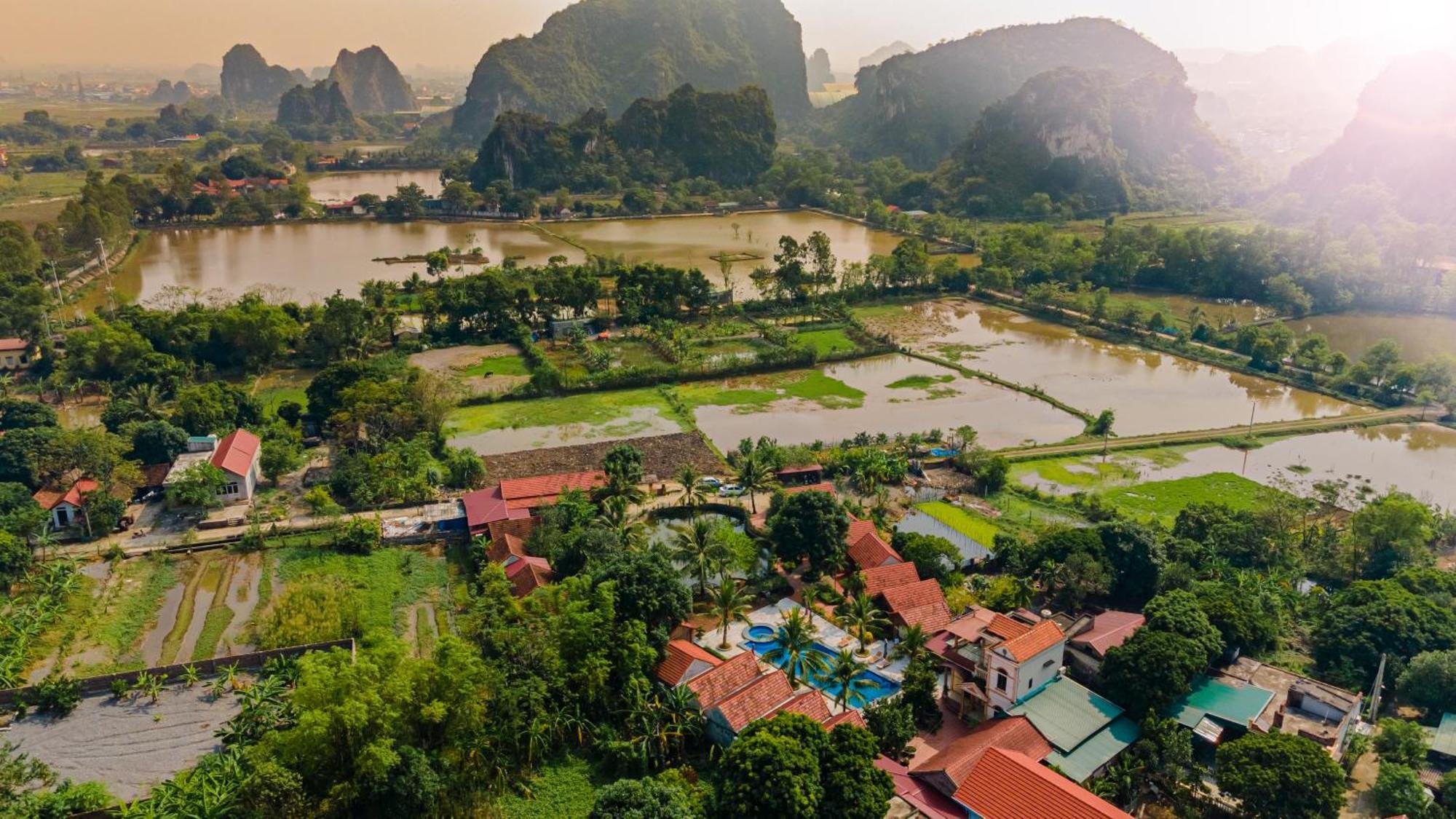 Tam Coc Green Garden Bungalow Ninh Binh Dış mekan fotoğraf